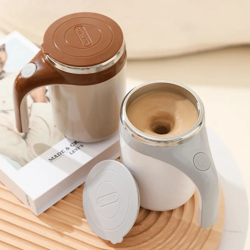 Spoon-less Self Stirring Mug!