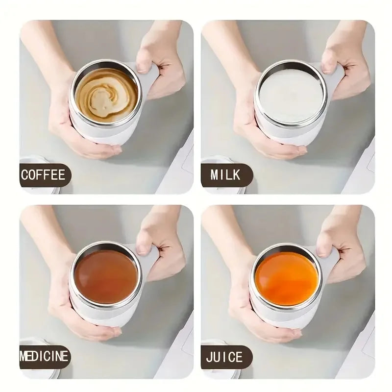 Spoon-less Self Stirring Mug!