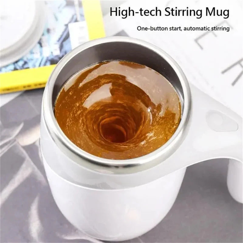 Spoon-less Self Stirring Mug!