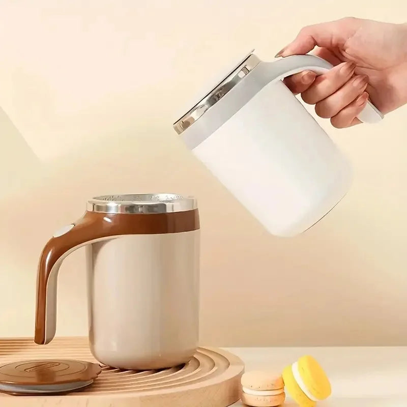 Spoon-less Self Stirring Mug!