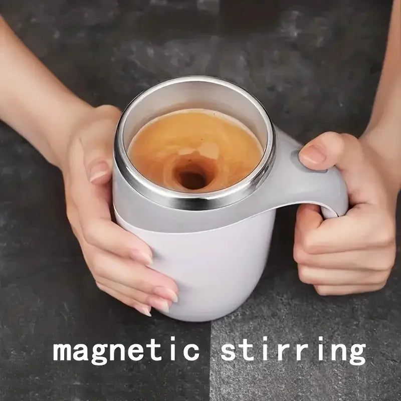 Spoon-less Self Stirring Mug!