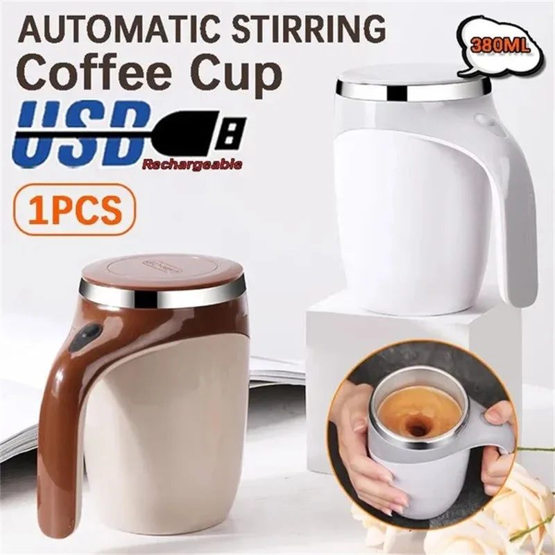 Spoon-less Self Stirring Mug!